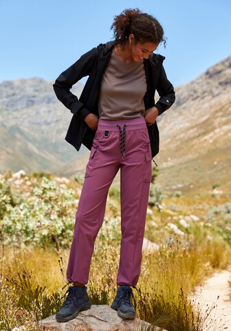 LASCANA ACTIVE Normální Outdoorové kalhoty – pink
