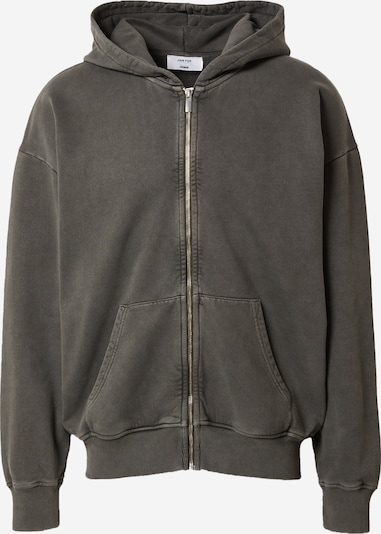 DAN FOX APPAREL Zip-Up Hoodie 'Lukas' in Grey, Item view