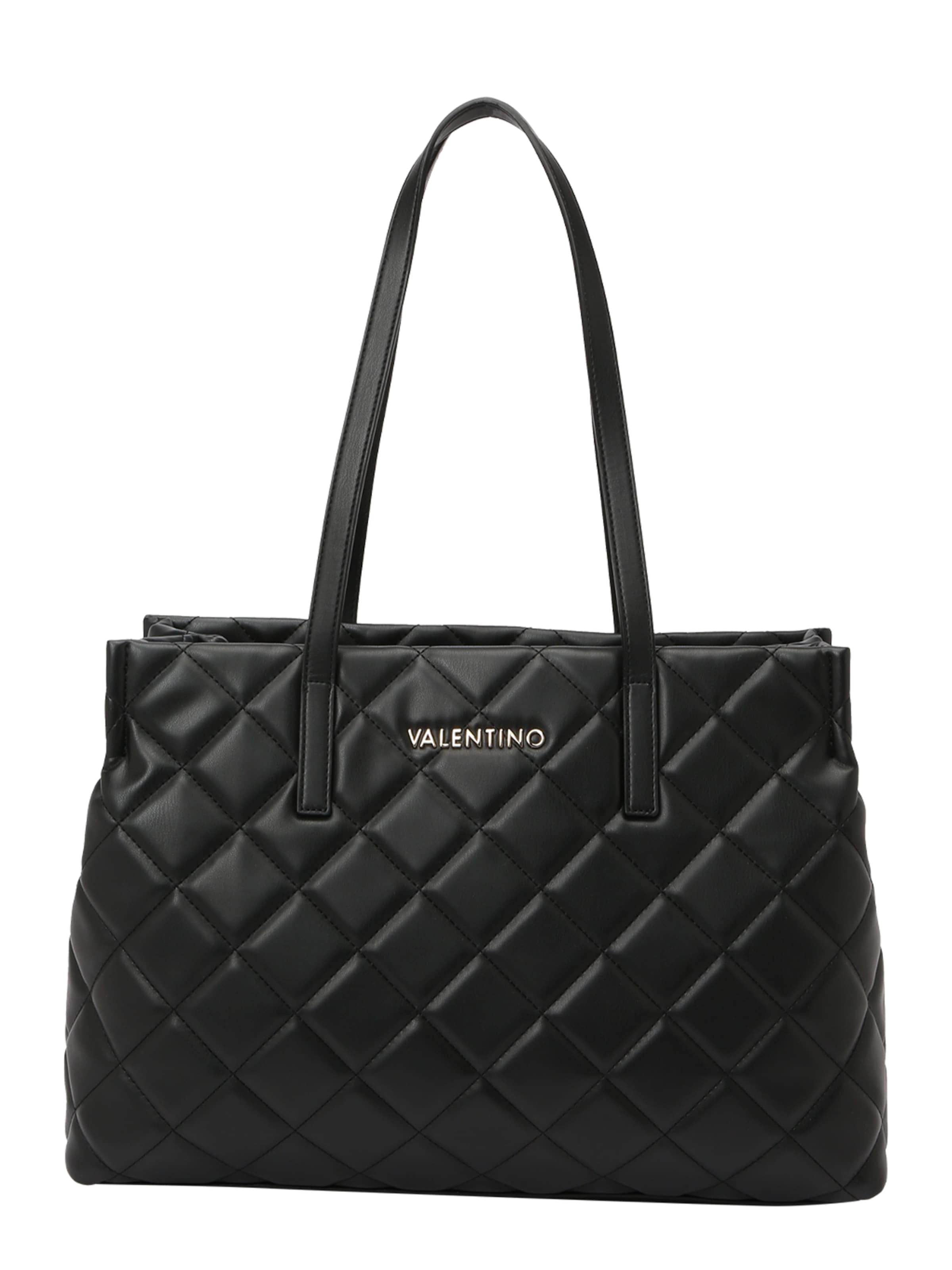 Plase de cumpărături de la VALENTINO pe negru: față