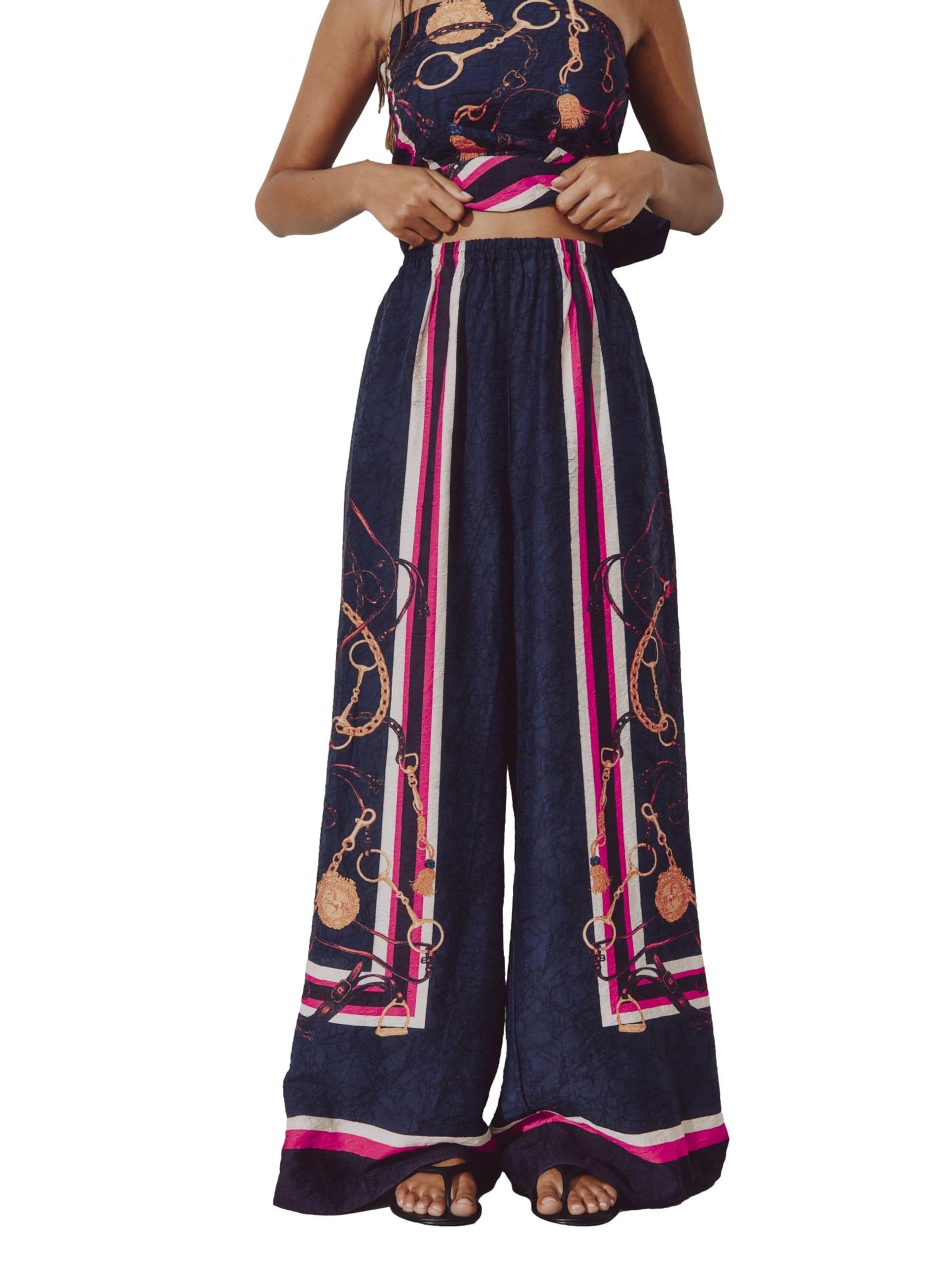 Next Wide Leg Hose in Lila: Vorderseite