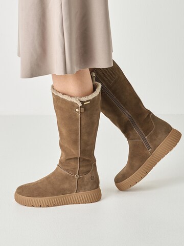 Bottes Tamaris en marron : devant