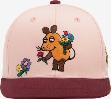 koaa Cap 'Maus - Blumenstrauß' in Pink: Vorderseite