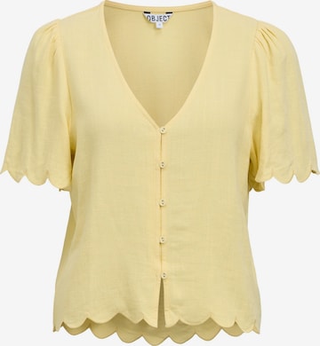 Chemisier OBJECT en jaune : devant