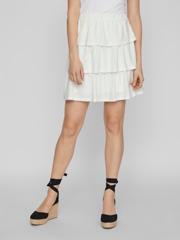 VILA Skirt 'KAWA' in White: front