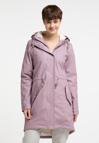 MYMO Between-Seasons Parka in Purple: front