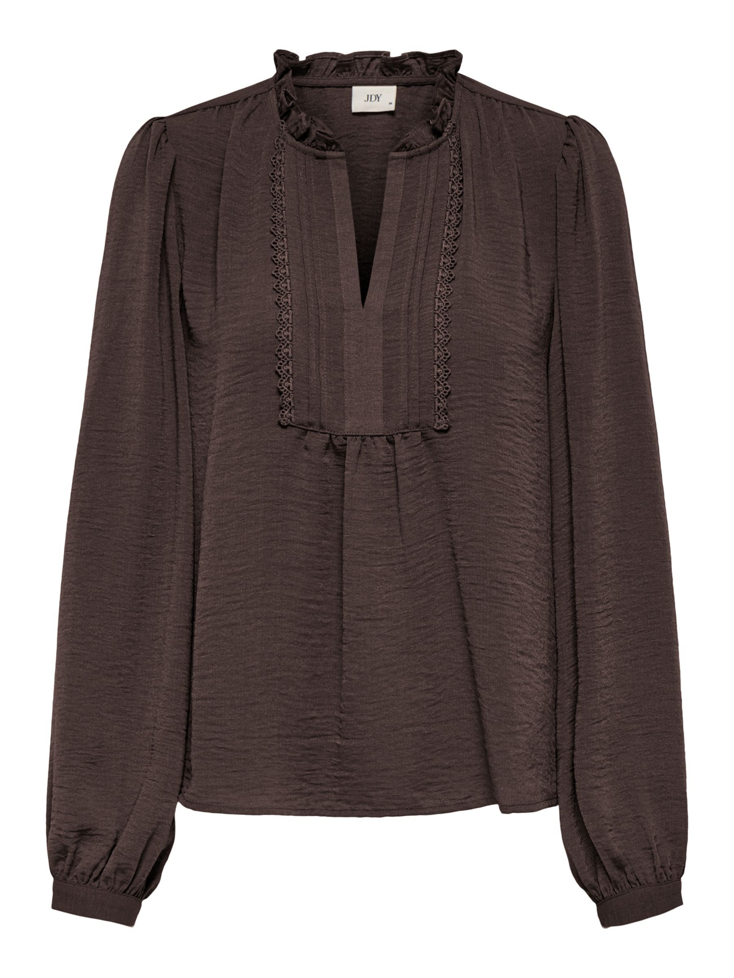 JDY Blouse 'JDYRachel' in Bruin: voorkant