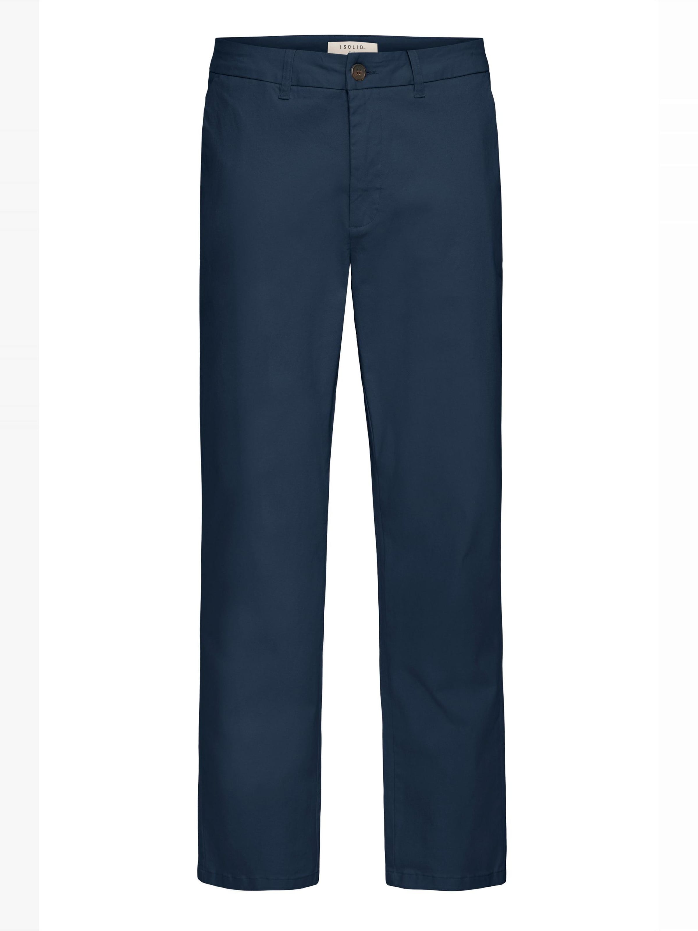 !Solid Chino trousers 'SDTate' in Blue: front