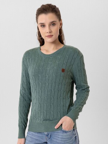Jacey Quinn - Pullover 'Emelia' em verde