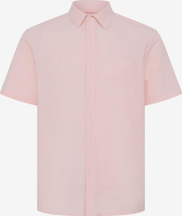 BLEND - Camisa ' BHAban Slub Linen Mix ' en rosa: frente