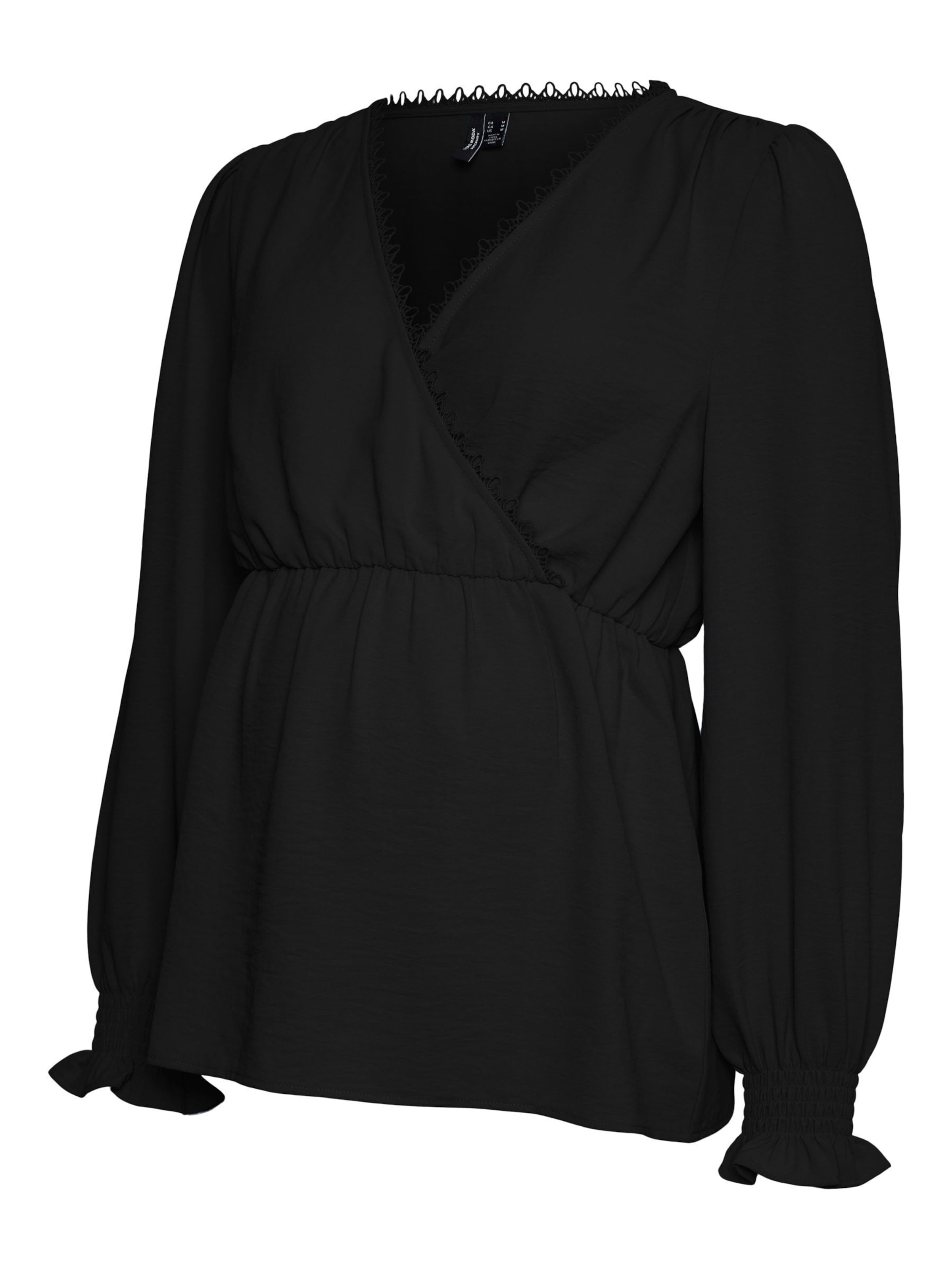 Vero Moda Maternity Chemisier en S en noir, Vue avec produit