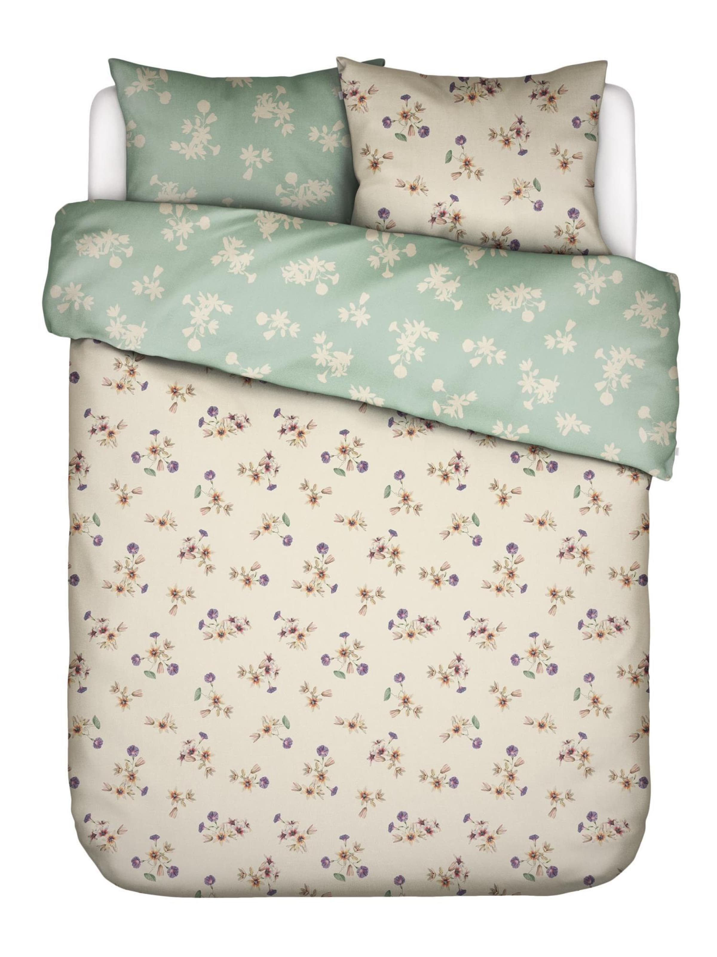 ESSENZA Bettbezug 'Fiora' in Beige: Vorderseite