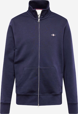 GANT Sweatjacke in Blau: predná strana