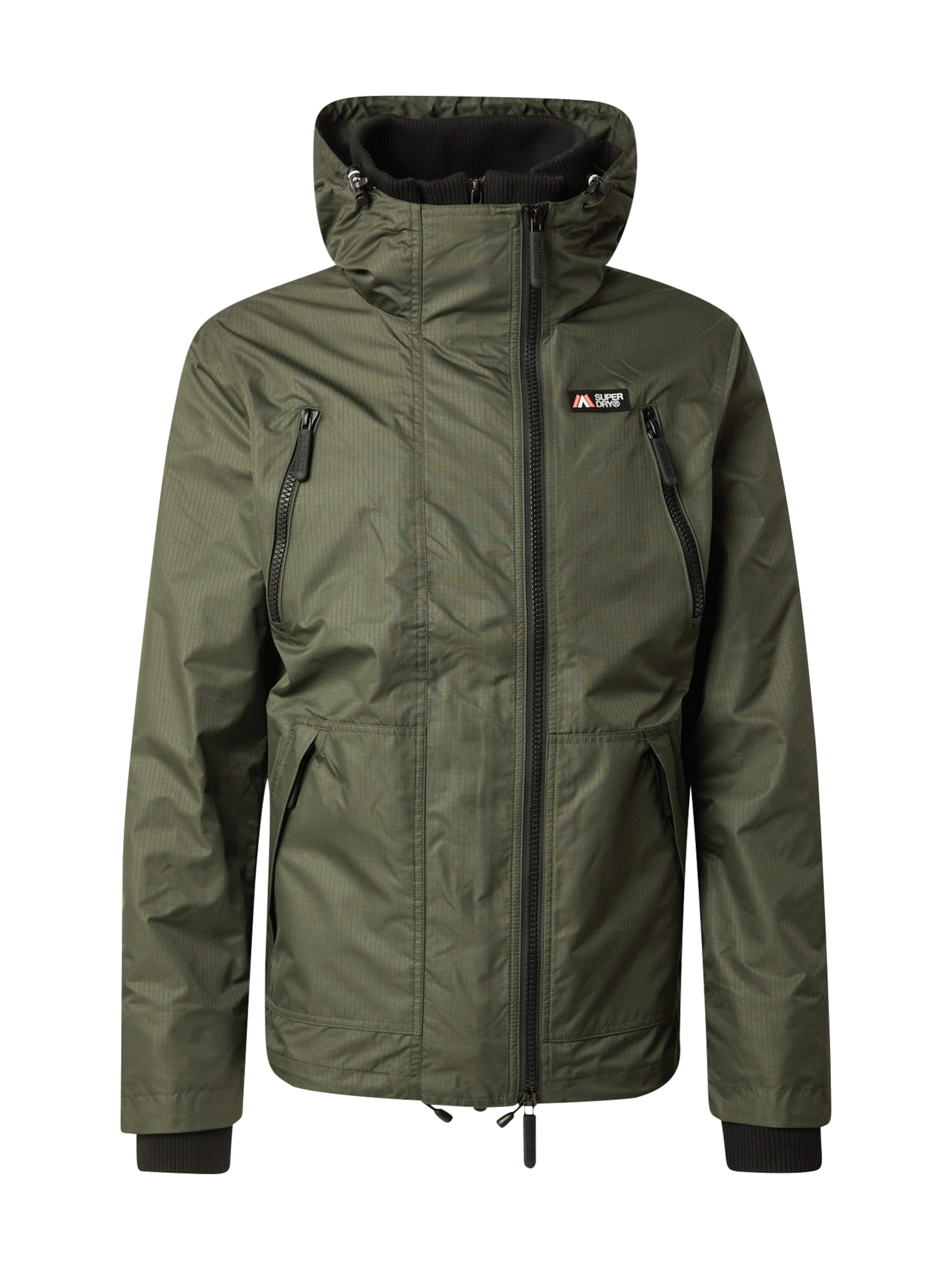 Veste mi-saison Superdry en vert : devant