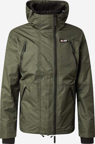 Veste mi-saison Superdry en vert : devant