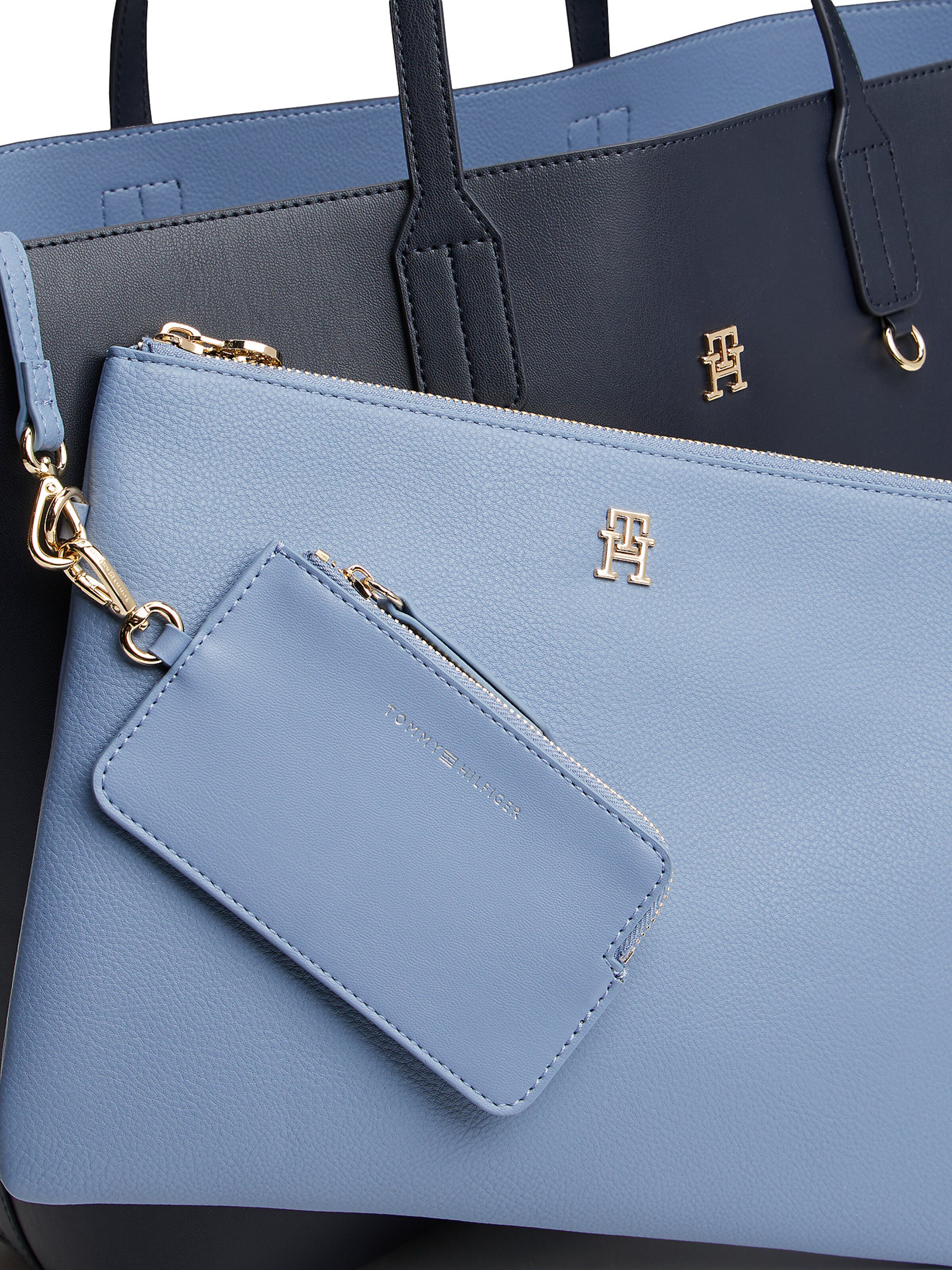 TOMMY HILFIGER Shopper in Blau