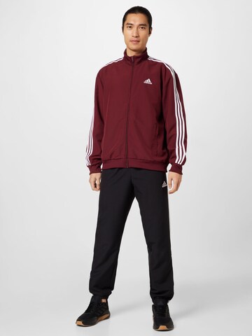 ADIDAS SPORTSWEAR Tracksuit '3-Stripes ' in Red: front