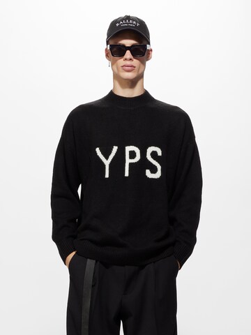 Young Poets Sweater 'Edward' in Black: front