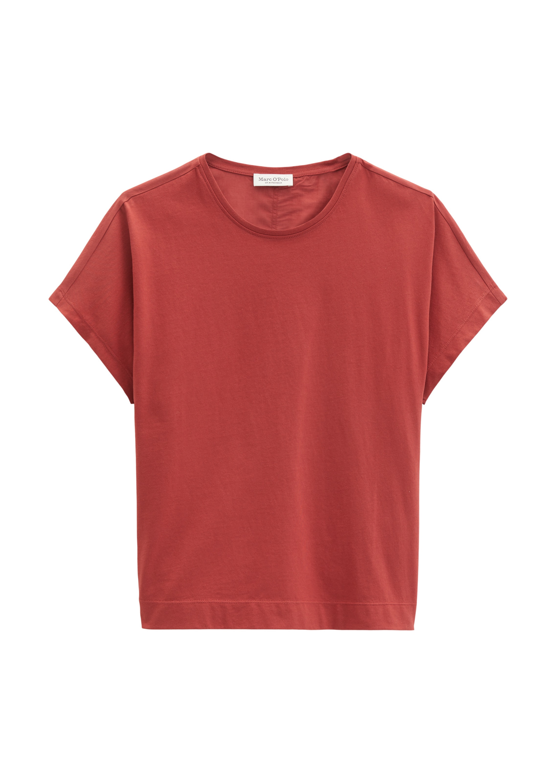 T-shirt Marc O'Polo en rouge : devant