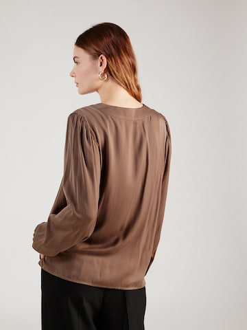 COMMA Bluse in Braun