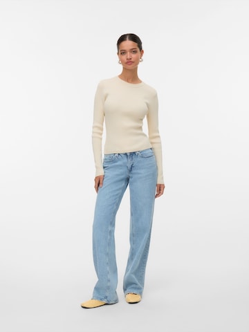 VERO MODA Pulóver 'VMGIZELLE' - bézs