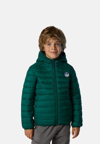 North Sails Winterjas 'Explorer' in Groen: voorkant