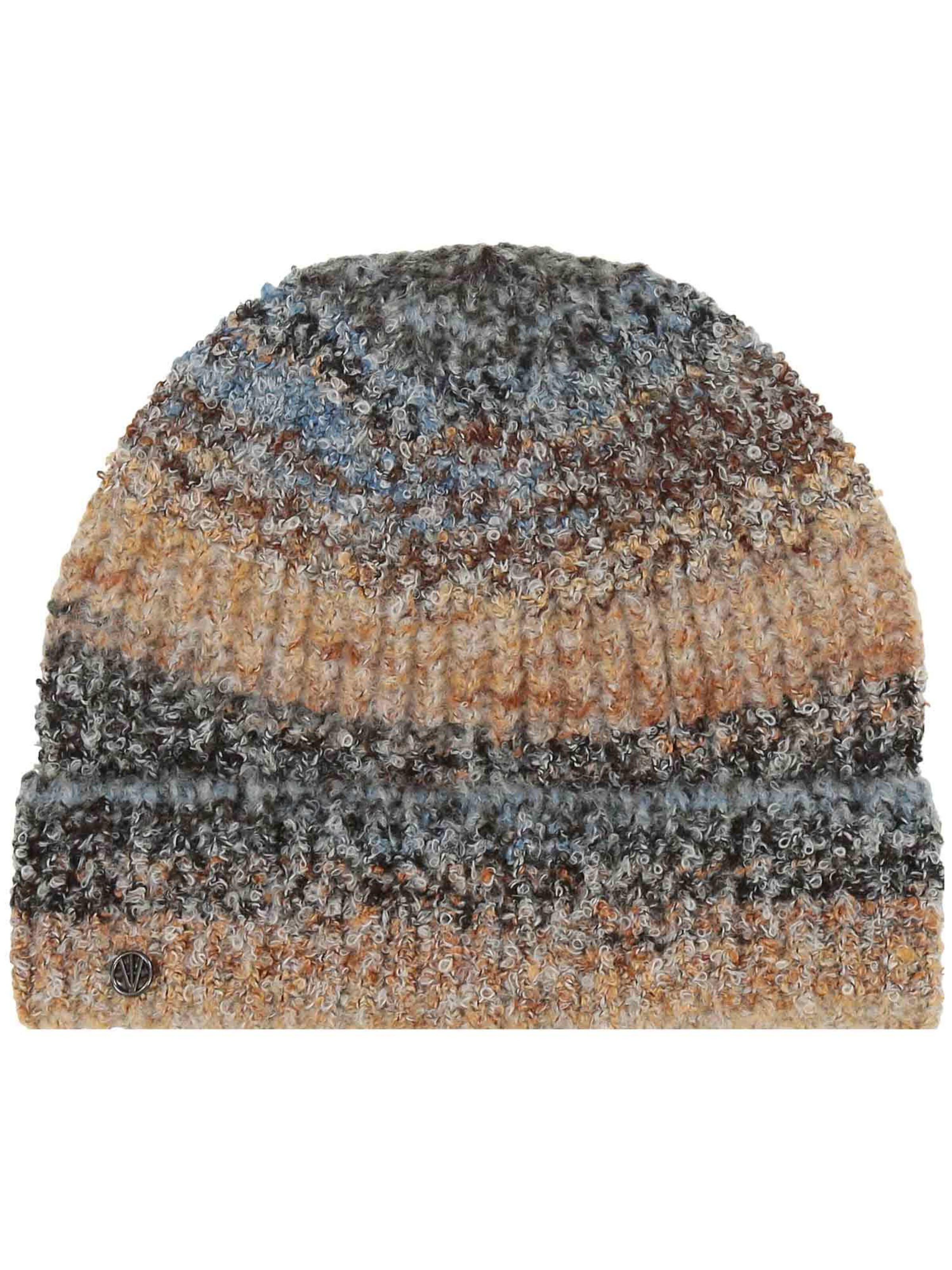 LOEVENICH Beanie in Brown: front