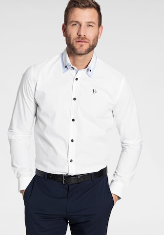 BRUNO BANANI Business Shirt in White: front