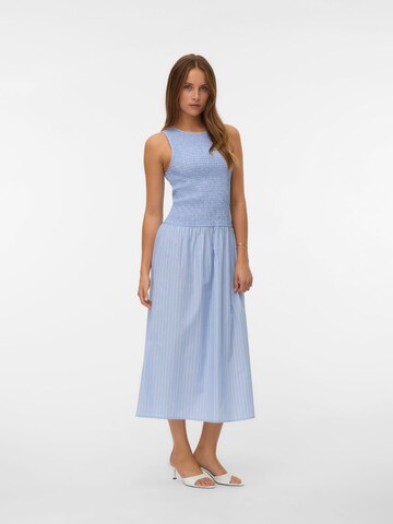 VERO MODA Jurk 'VMLeya' in Blauw: voorkant