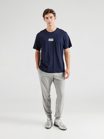 JACK & JONES Strój domowy 'JACSOLID' w kolorze niebieski: przód