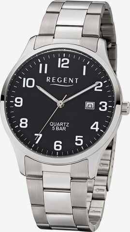 REGENT Analog Watch in Silver: front