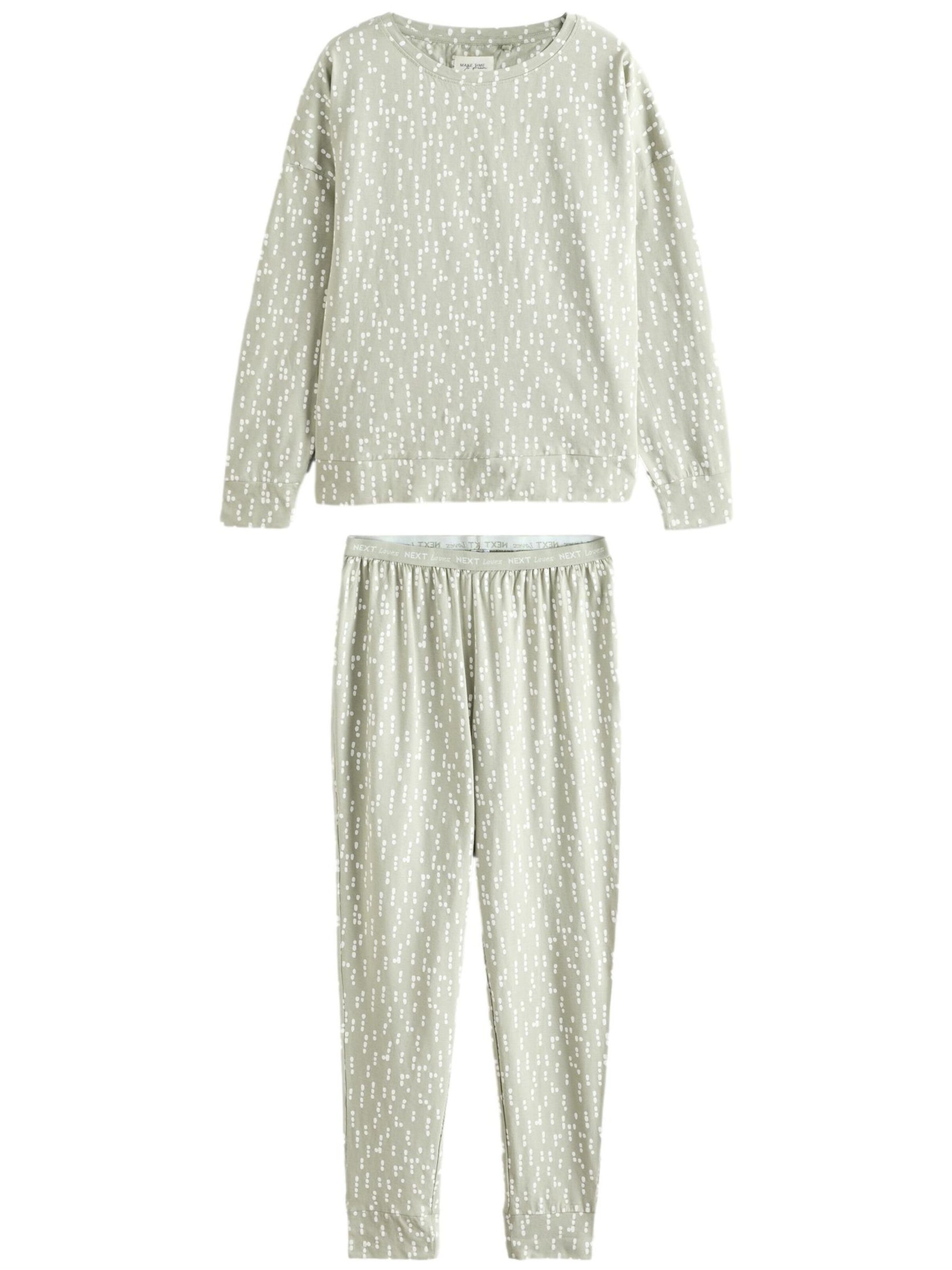 Next Pizsama - zöld: elől