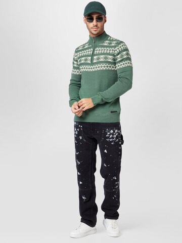 BLEND Sweater in Green