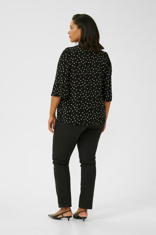 KAFFE CURVE Bluse 'KC Vilna' in Schwarz