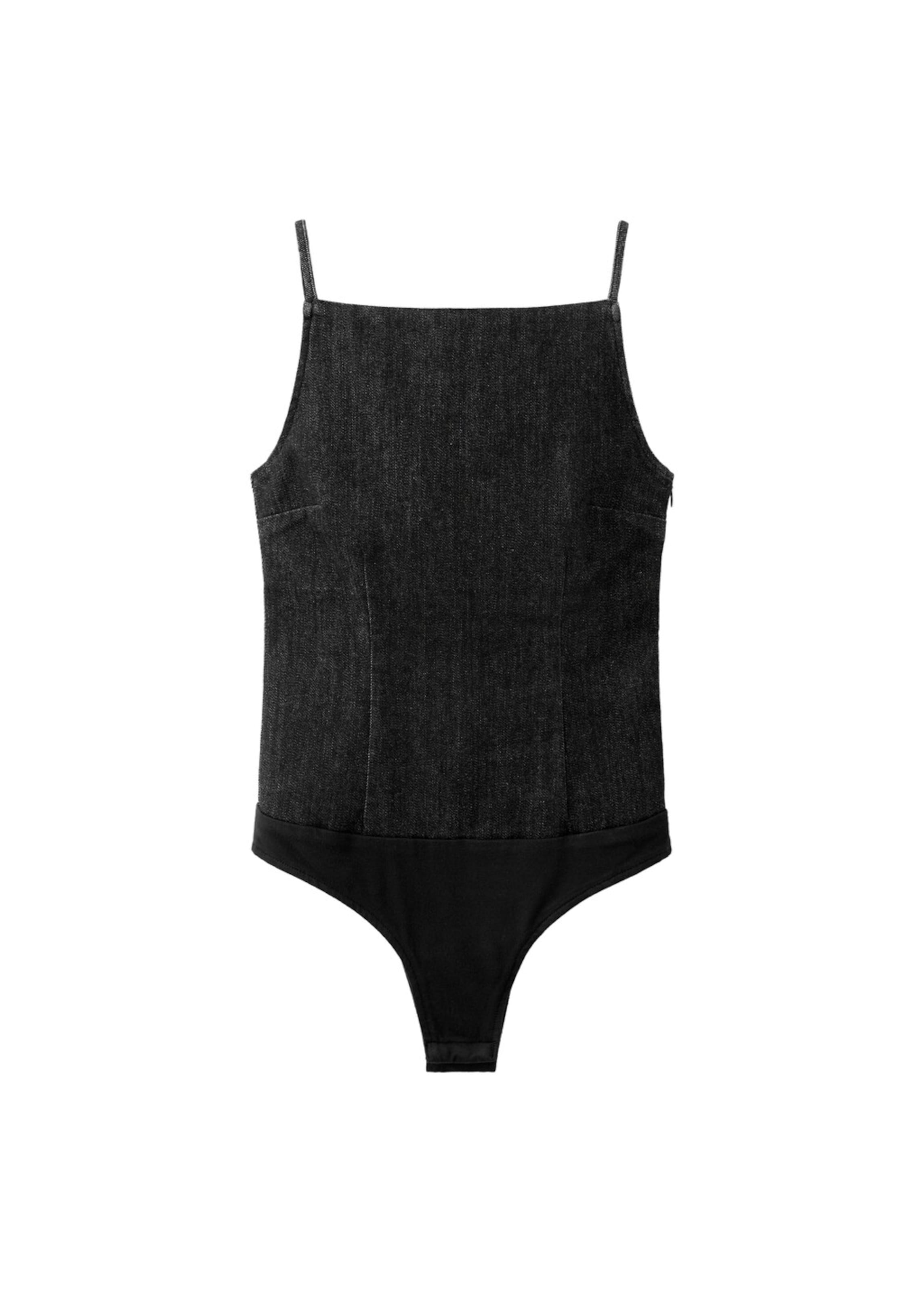 MANGO Body 'June' in Schwarz: Vorderseite