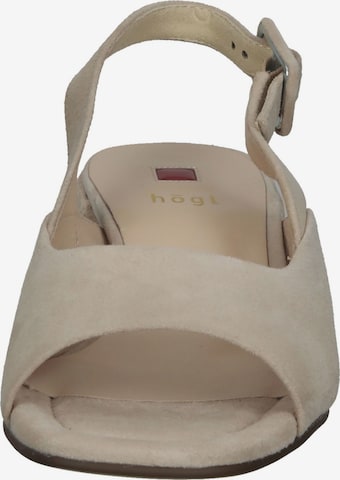 Décolleté sling di Högl in grigio