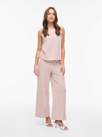 Wide Leg Pantalon 'VIStriplo' VILA en rose