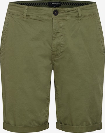 11 Project Regular Pants 'PRSiljan' in Green: front