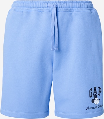 GAPregular Hlače 'DISNEY X GAP' - plava boja: prednji dio