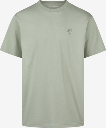 Cleptomanicx Shirt 'Sketch Gull' in Grey: front