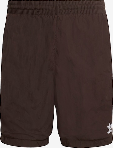 Pantalon 'Trefoil Essentials' ADIDAS ORIGINALS en marron : devant