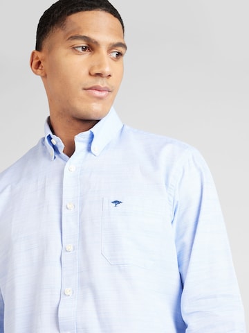 FYNCH-HATTON Regular fit Button Up Shirt 'Summer' in Blue