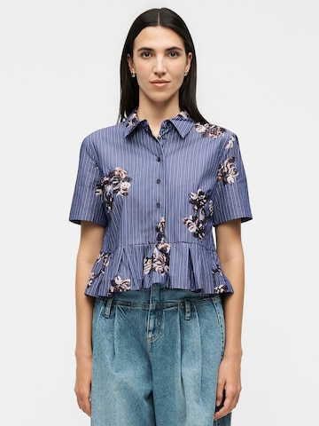 Munthe - Blusa 'NURIANA' en azul: frente