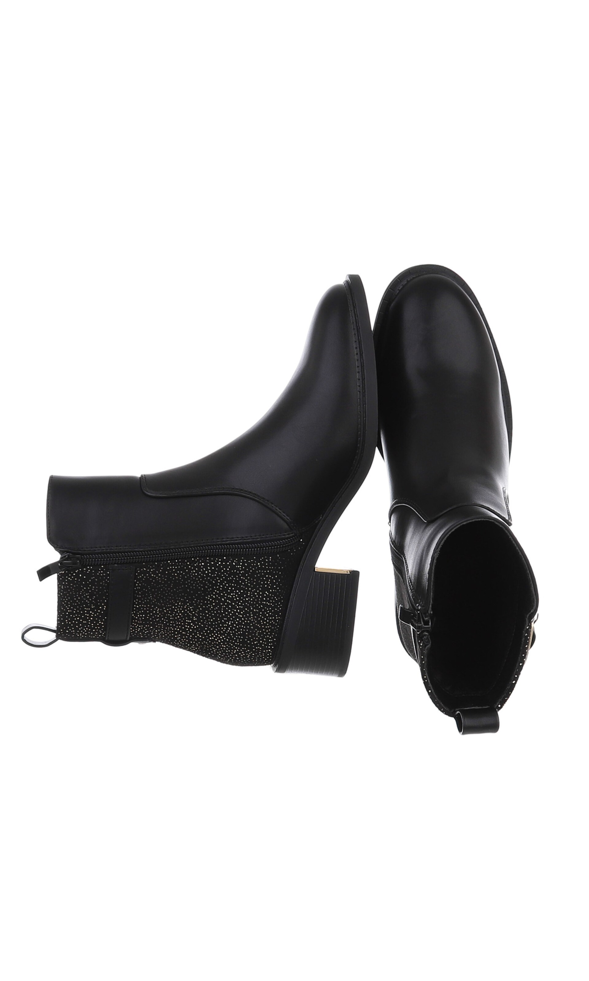 Ital-Design Stiefelette in Schwarz