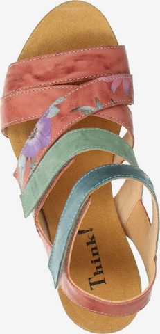 THINK! Strap Sandals in Green