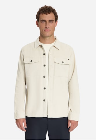 Regular fit Camicia di No Excess in beige: frontale