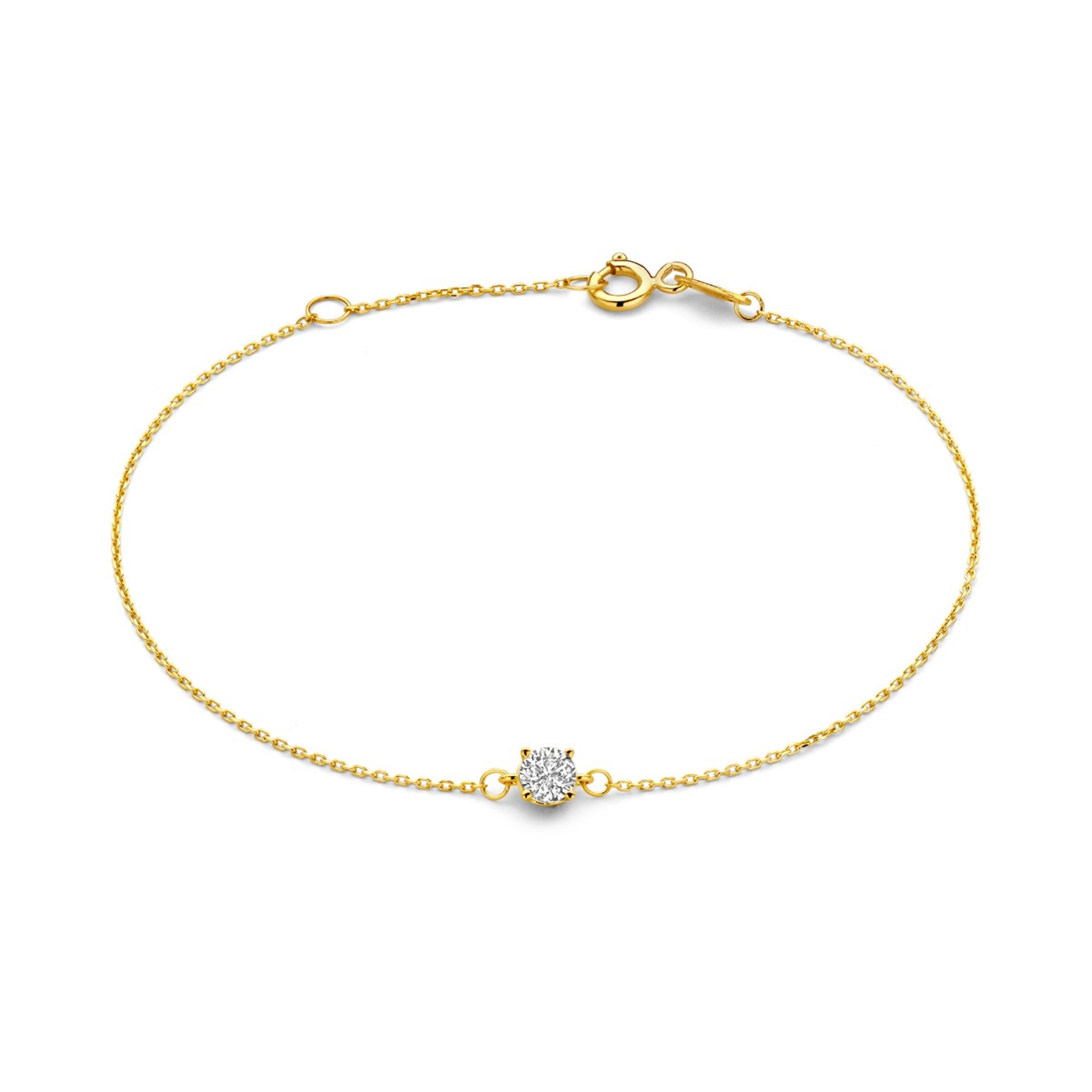 Beloro Jewels Bracelet in Gold: front