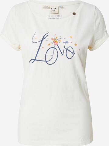 T-shirt 'FLORAH' Ragwear en blanc : devant