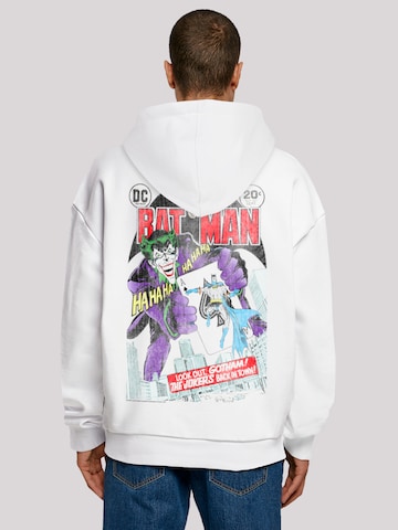 Sweat-shirt 'Batman Joker Playing Card Cover' F4NT4STIC en blanc : devant