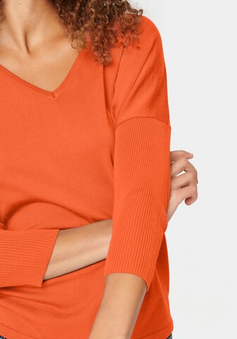 SAINT TROPEZ Sweater in Orange