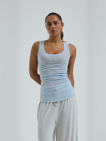Seamless Basic Top ' Cotton ' in Blau